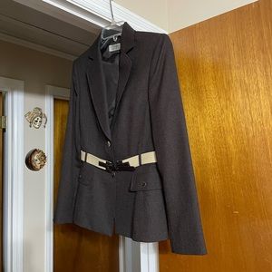 Tahari belted jacket.